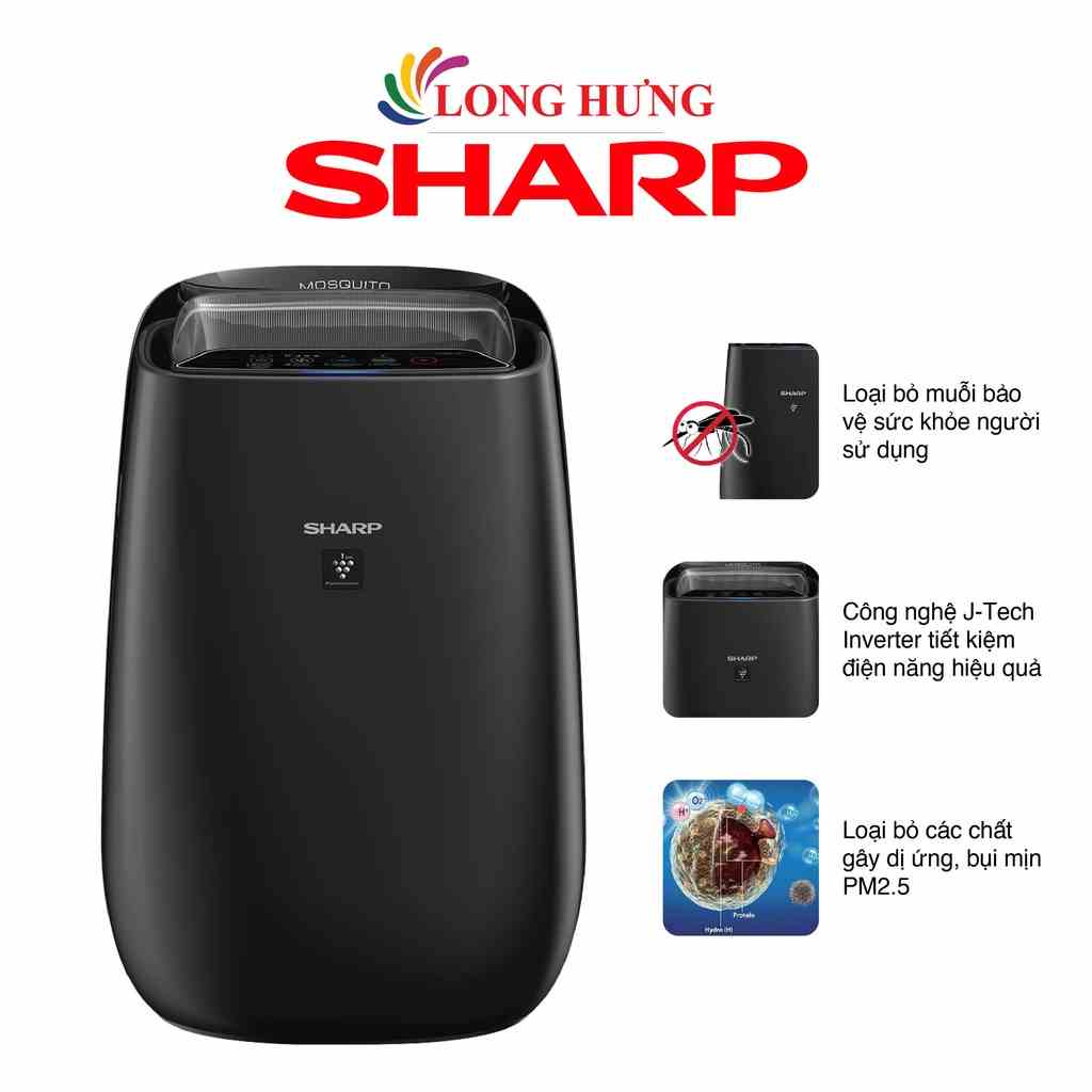 Máy lọc không khí kiêm bắt muỗi Sharp FP-JM40V-B - Hàng chính hãng