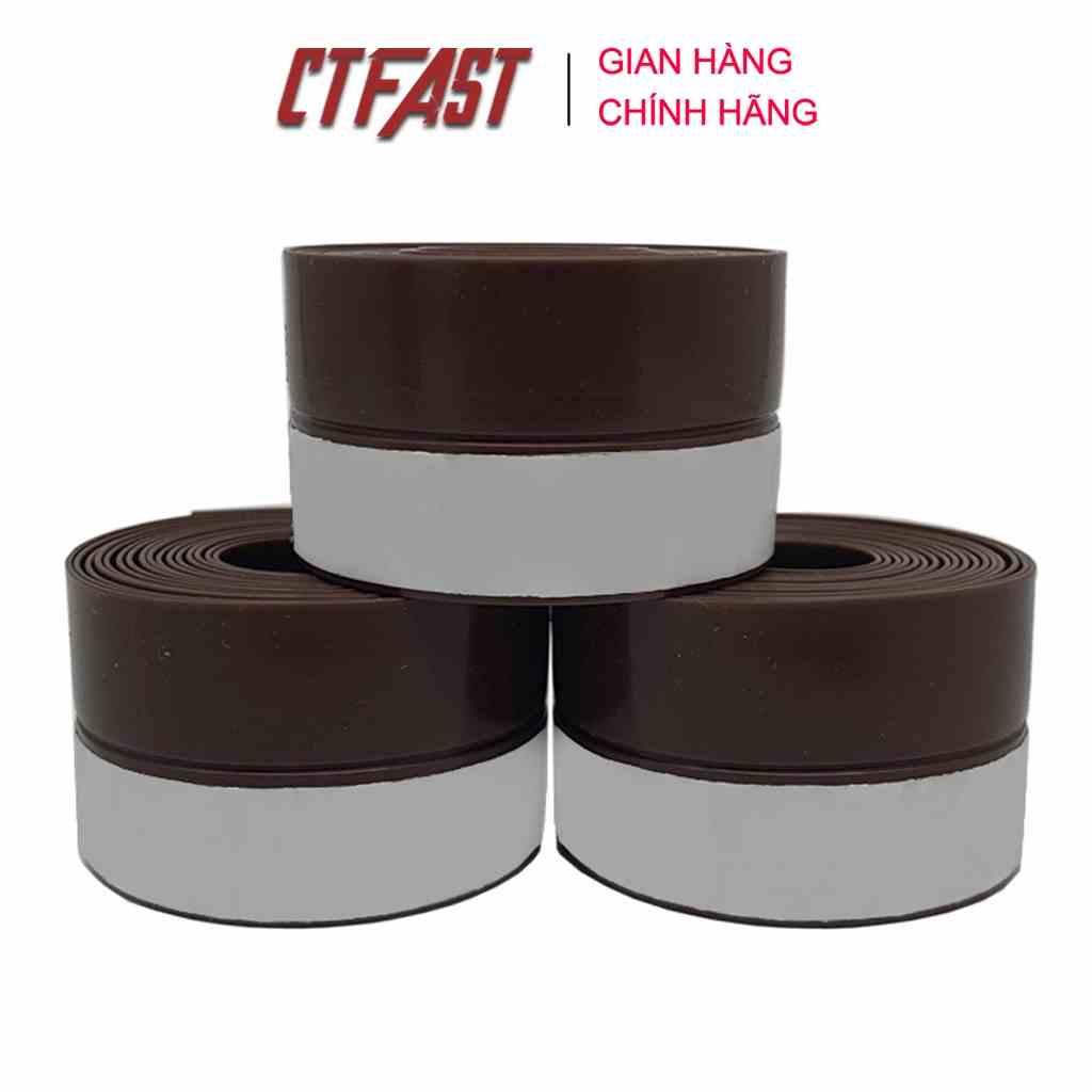 [Mã BMLTB200 giảm đến 100K đơn 499K] Combo 3 cuộn Ron cao su CTFAST dán khe cửa ,chân cửa chống bụi , côn trùng- cuộn 2m