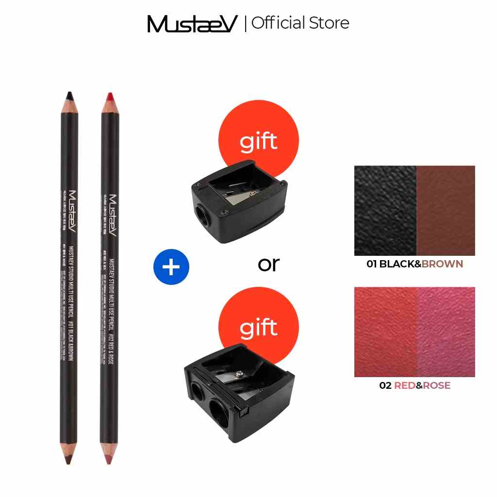 Chì kẻ mắt MUSTAEV Studio Multi Use Pencil (2g)