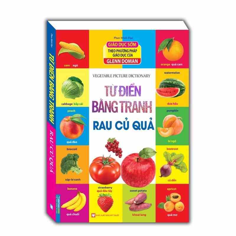 Sách - Từ Điển Bằng Tranh ( Rau Củ Quả )