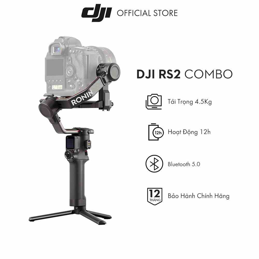 DJI Ronin RS 2 Tay cầm gimbal chống rung máy ảnh - Hàng chính hãng