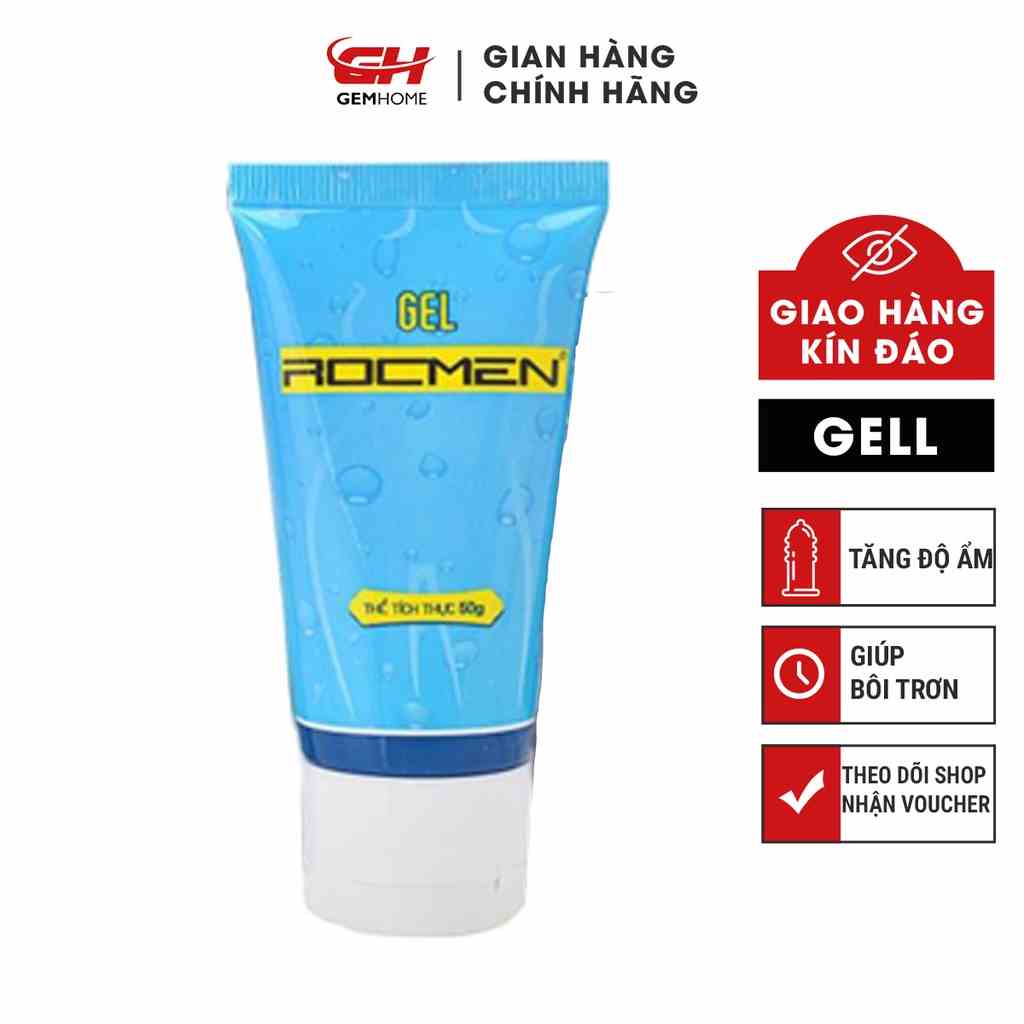 [Mã BMLTB35 giảm đến 35K đơn 99K] Gel Bôi Trơn Rocmen giúp bôi trơn tăng độ ẩm 50ml GEMHOME