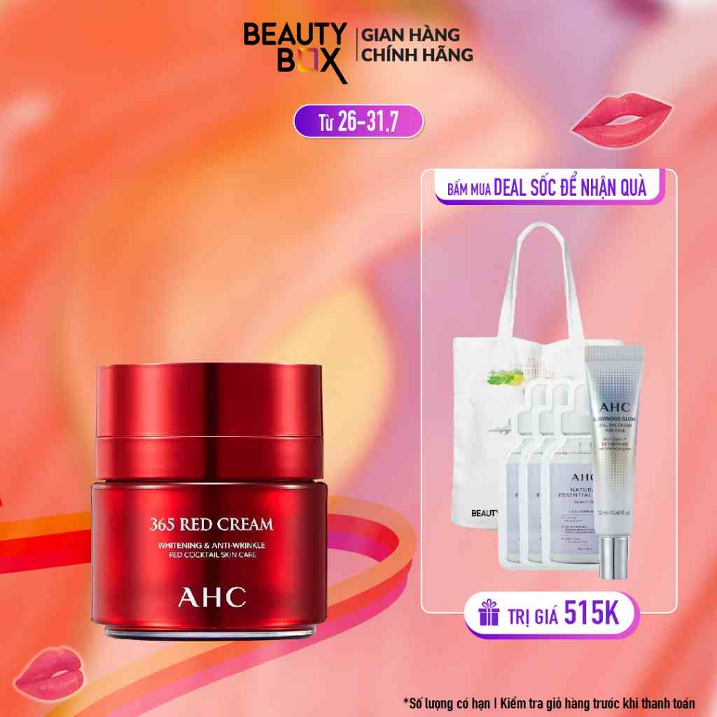 Kem chống lão hóa làm sáng da AHC 365 Red Cream