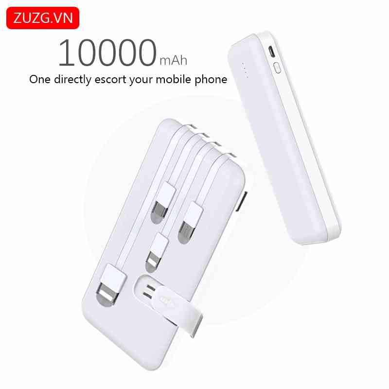 Sạc dự phòng 10000mAh 4IN1 ZUZG J03