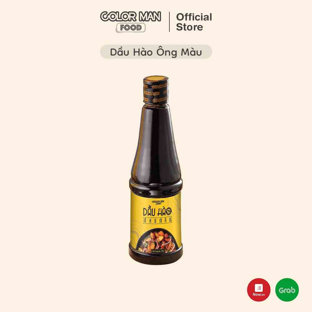 [DATE 14/09/23]Dầu Hào Color Man 550g chiết xuất từ hào nguyên chất để tạo hương vị đặc trưng cho các món xào, ướp thịt