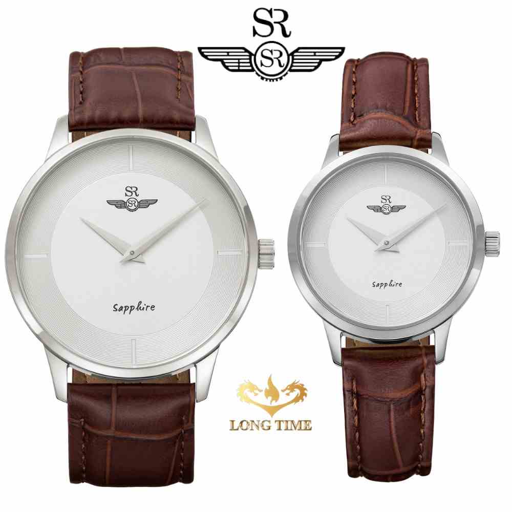 [Mã BMLTB200 giảm đến 100K đơn 499K] Đồng hồ Đôi SRWATCH SG3004.4102CV - SL3004.4102CV mặt kính Sapphire chống trầy chốn