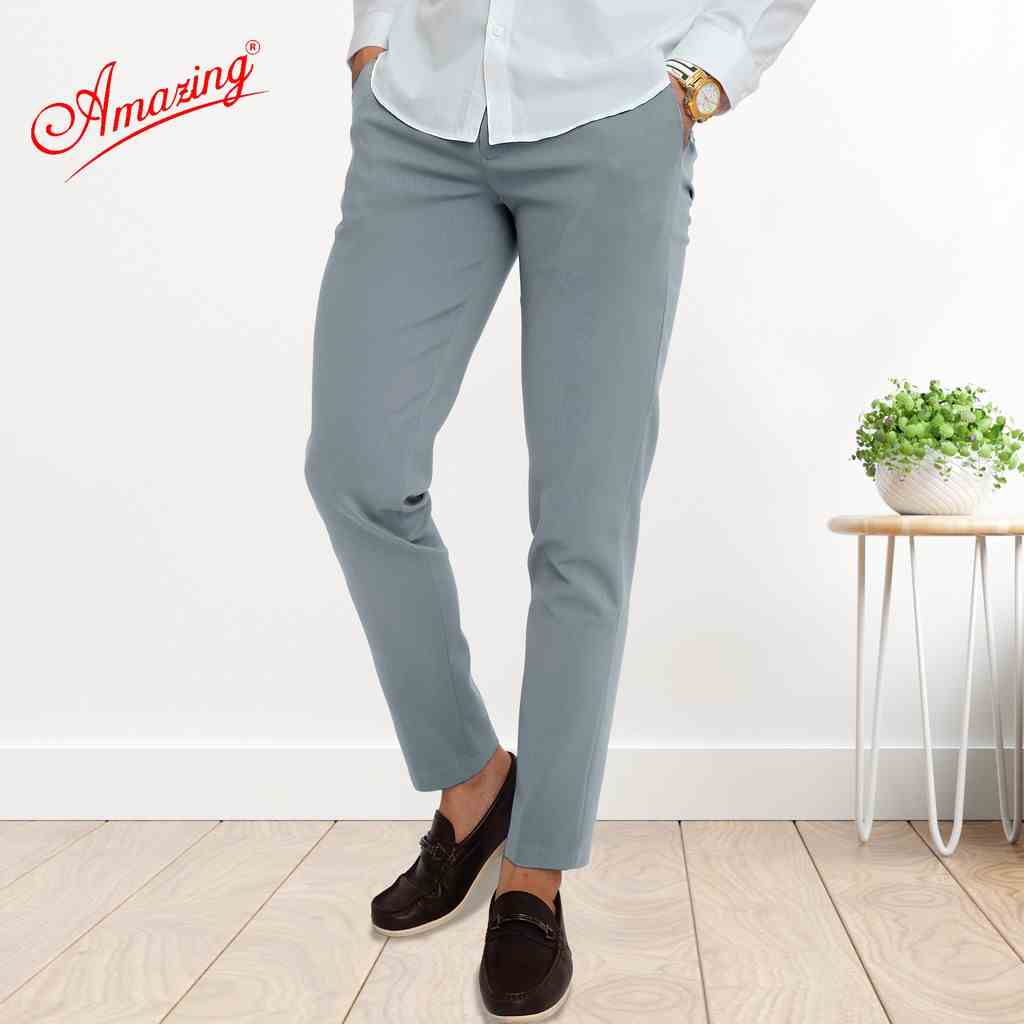 Quần tây nam công sở Amazing, form body slimfit, style Hàn Quốc ôm gọn, ống nhỏ, vải co giãn