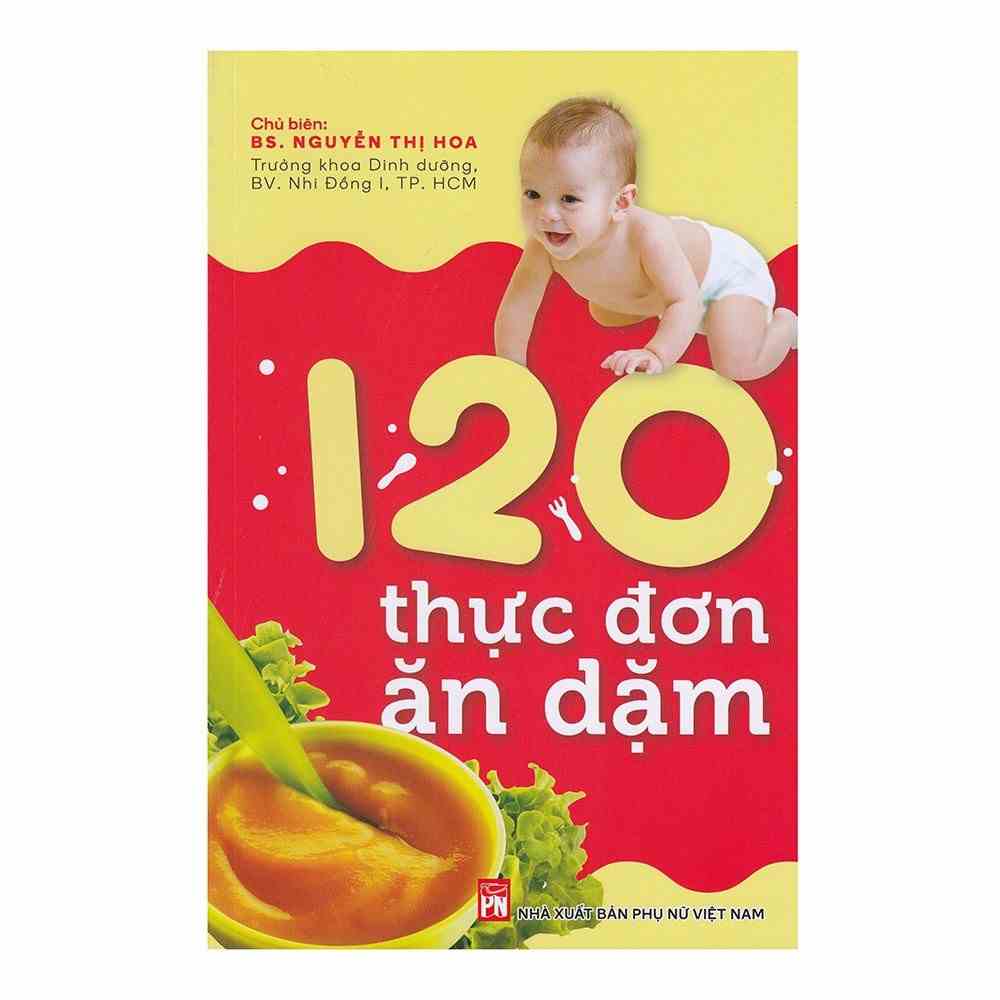 [Mã BMLTB35 giảm đến 35K đơn 99K] Sách - 120 thực đơn ăn dặm