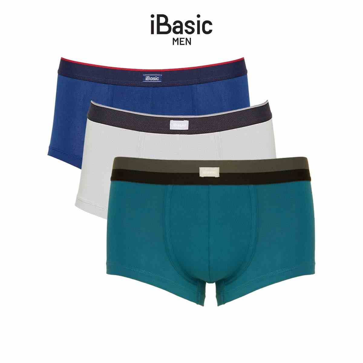 Combo 3 quần lót nam thun Trunk iBasic PANM091