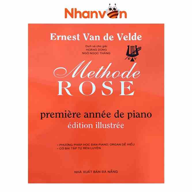 [Mã BMLTA35 giảm đến 35K đơn 99K] Sách - Phương Pháp Học Đàn Piano Vỡ Lòng - Methode Rose - 8954945002617