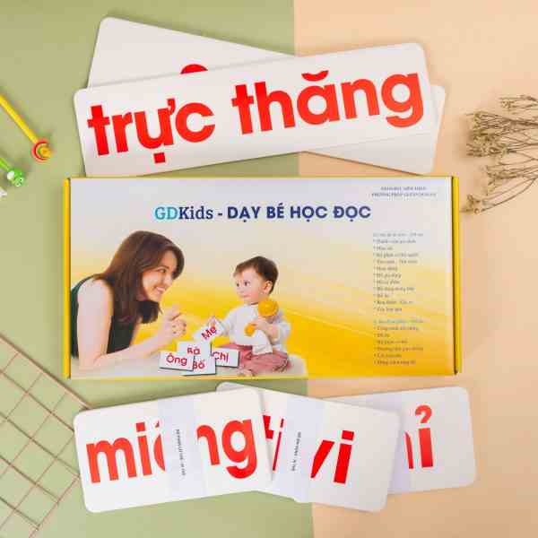 Flashcard Dạy Trẻ Học Đọc Glenn Doman - Bộ 300 thẻ học thông minh Phát triển ngôn ngữ cho trẻ từ 0-6 tuổi