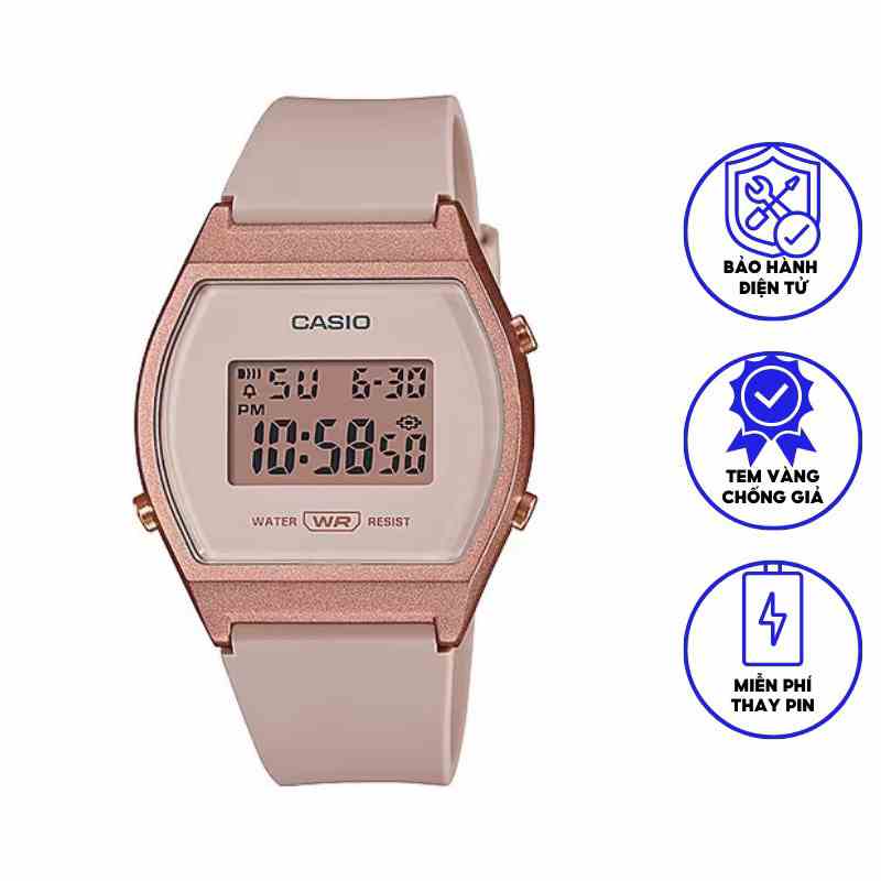 Đồng Hồ Casio Nữ Dây Nhựa LW-204-4ADF Chính Hãng