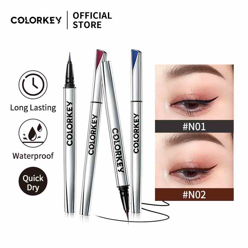 【COLORKEY】Bút Kẻ Mắt Nước Colorkey Trang Điểm Chống Nước Lâu Trôi 0.5g