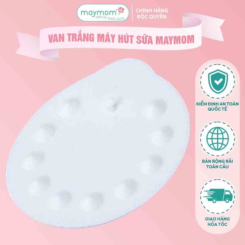 Van Trắng Máy Hút Sữa Maymom, Phụ Kiện Thay Thế Máy Medela Pump, Harmony, Swing, Mini Electric