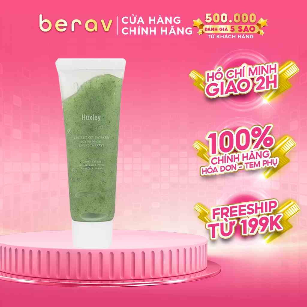 Mặt Nạ Tẩy Tế Bào Chết HUXLEY Chiết Xuất Xương Rồng Secret of Sahara Scrub Mask; Sweet Therapy 30g