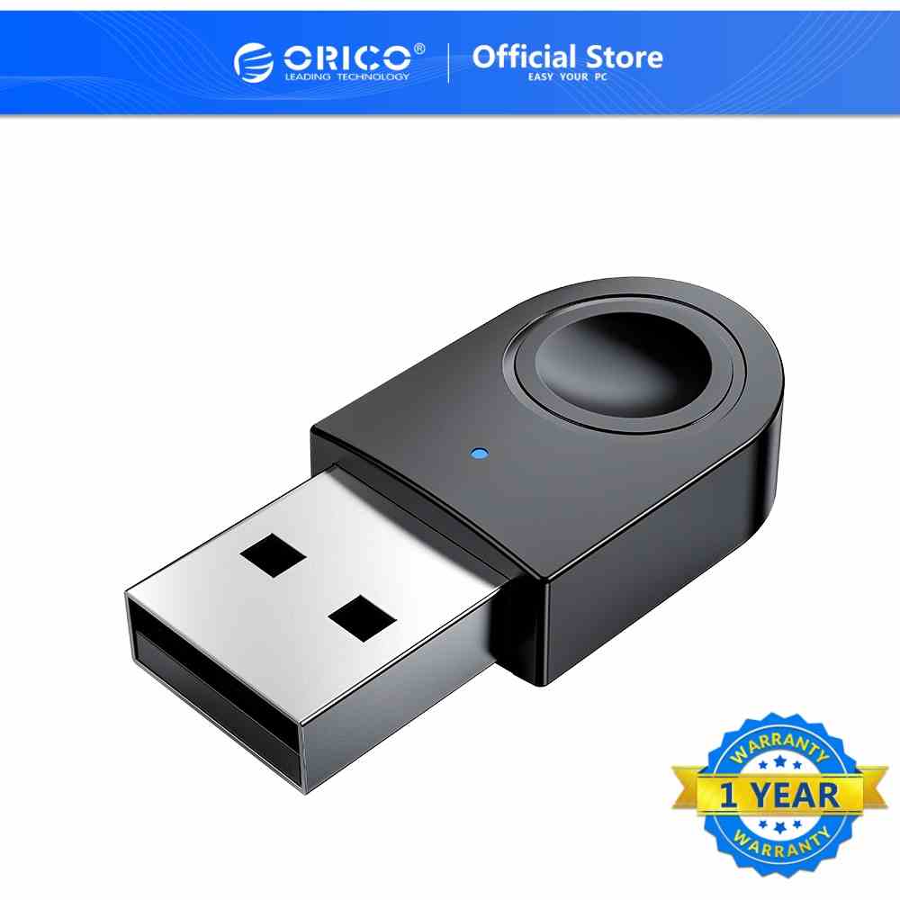 Bộ chuyển đổi ORICO Usb Bluetooth 5.0 Orico Bta-608 hỗ trợ truyền dữ liệu thích hợp cho bàn phím/laptop/PC Windows7/8/10