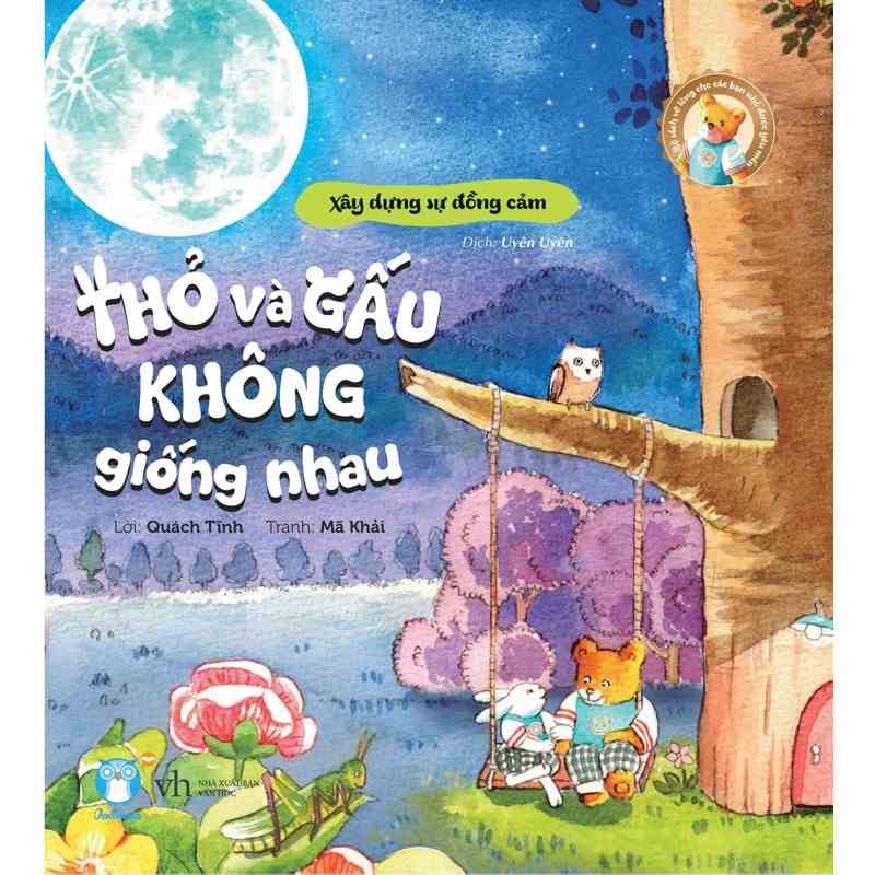 sách - Thỏ và gấu không giống nhau