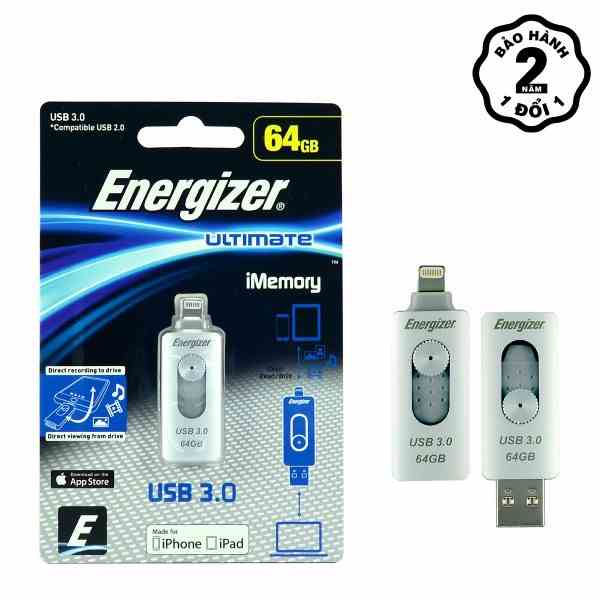 USB 64Gb Lightning OTG Energizer Ultimate - FOTL3U064R