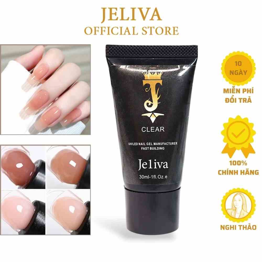 Gel gôm đắp móng JELIVA không chảy