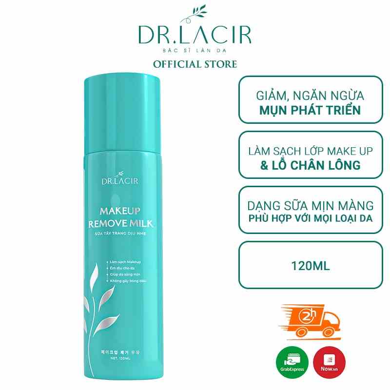 [Mã BMLTB200 giảm đến 100K đơn 499K] Sữa Tẩy Trang Dịu Nhẹ Lamer DrLacir Makeup Remove Milk 150ml - DR05