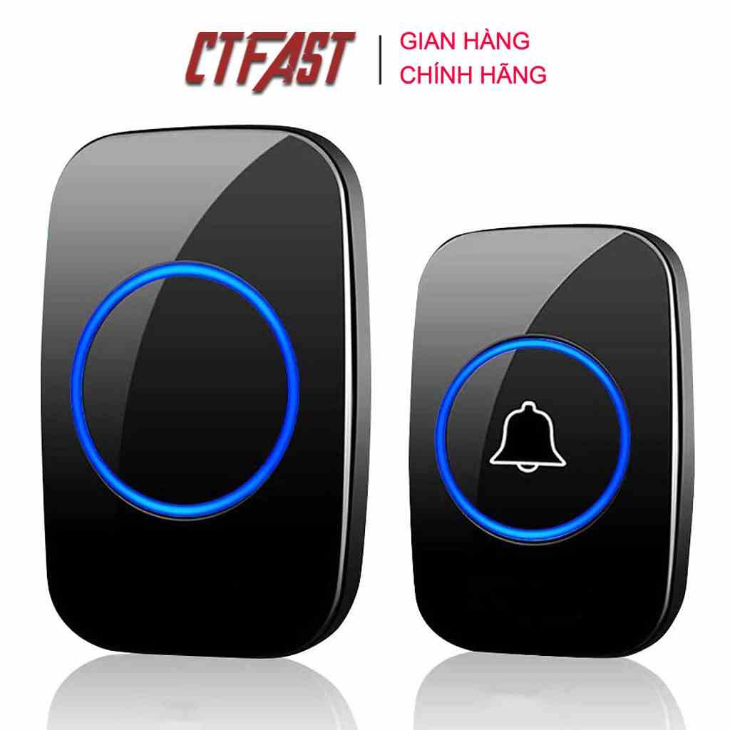 [Mã BMLTB200 giảm đến 100K đơn 499K] Chuông cửa không dây thông minh CTFAST CT01,chống nước, khoảng cách hiệu quả 300m