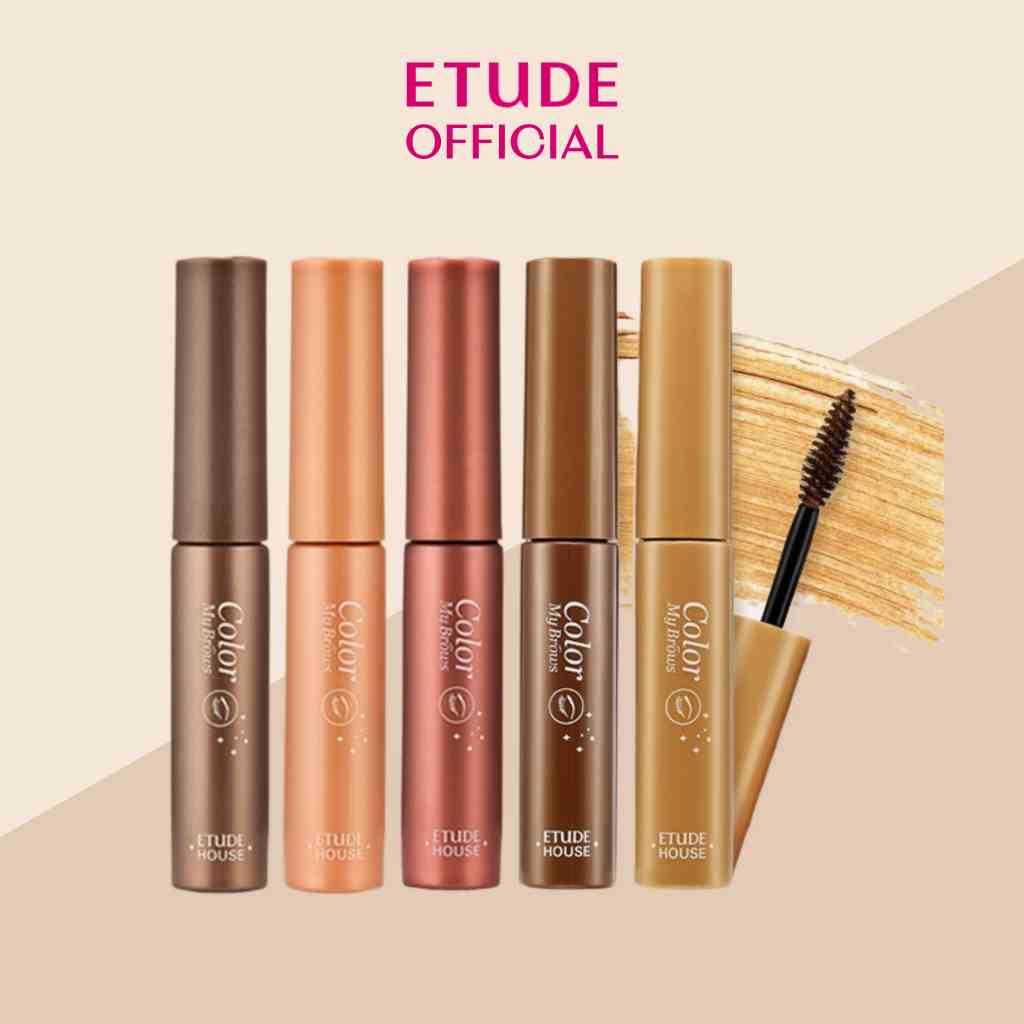 Mascara chải lông mày ETUDE Color My Brow nhiều màu sắc phù hợp với muôn vàn màu tóc 4.5g