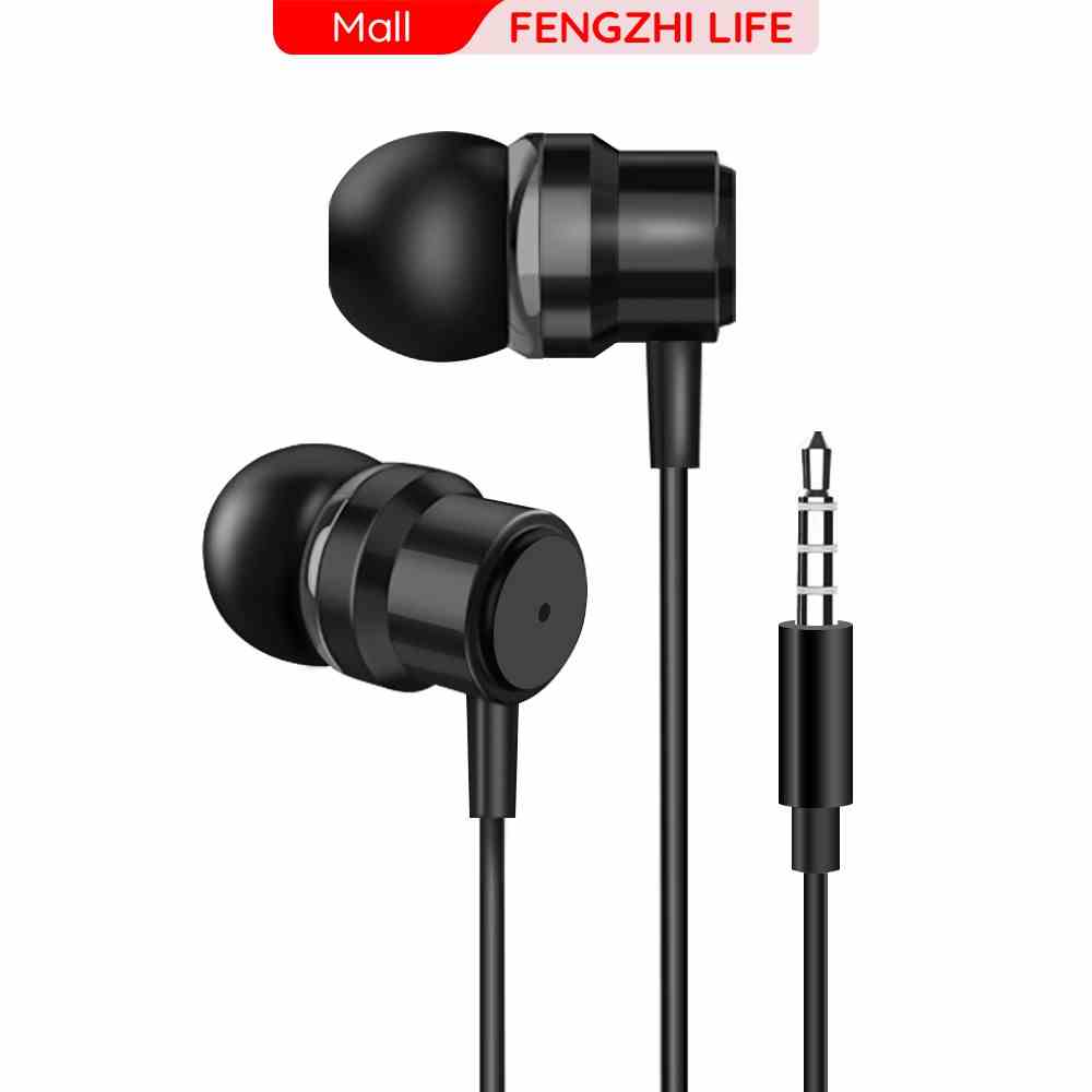 Tai nghe có dây FENGZHI K3L jack 3.5mm tích hợp mic gaming nhét tai chống ồn