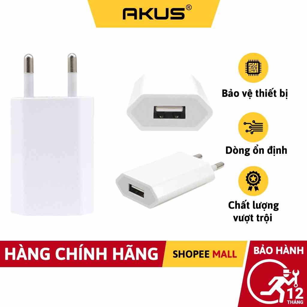 Củ sạc IPdẹt Akus SD01-HÀNG BẢO HÀNH 12 THÁNG-Akus