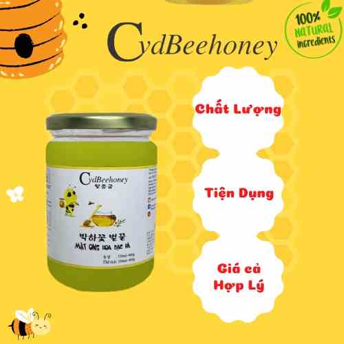 Mật Ong Hoa Bạc Hà Nguyên Chất, Tăng Cường Đề Kháng , Sức Khỏe, Làm Đẹp CvdBeehoney 460g