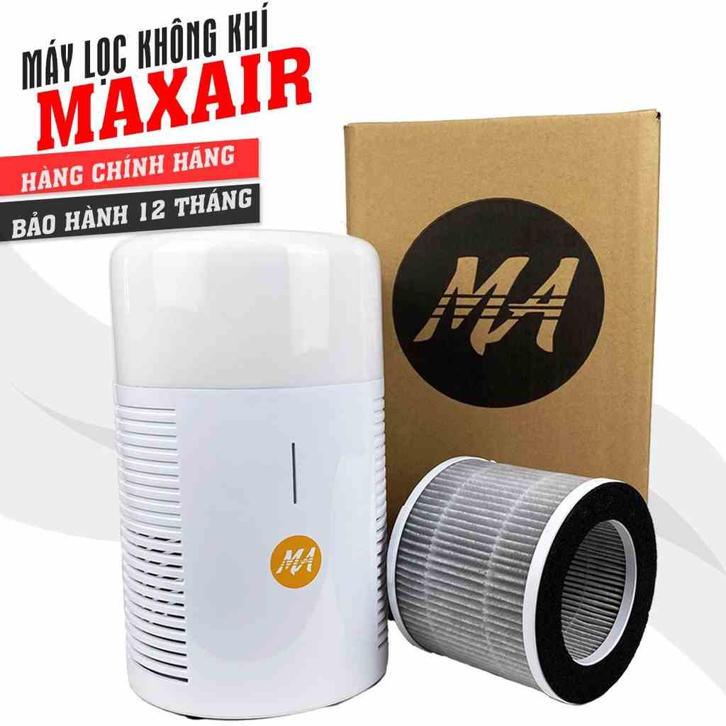 Máy lọc không khí MaxAir lõi lọc than hoạt tính khử mùi, Air Purifier lọc bụi mịn,lọc lông chó mèo,BH 12tháng CHÍNH HÃNG