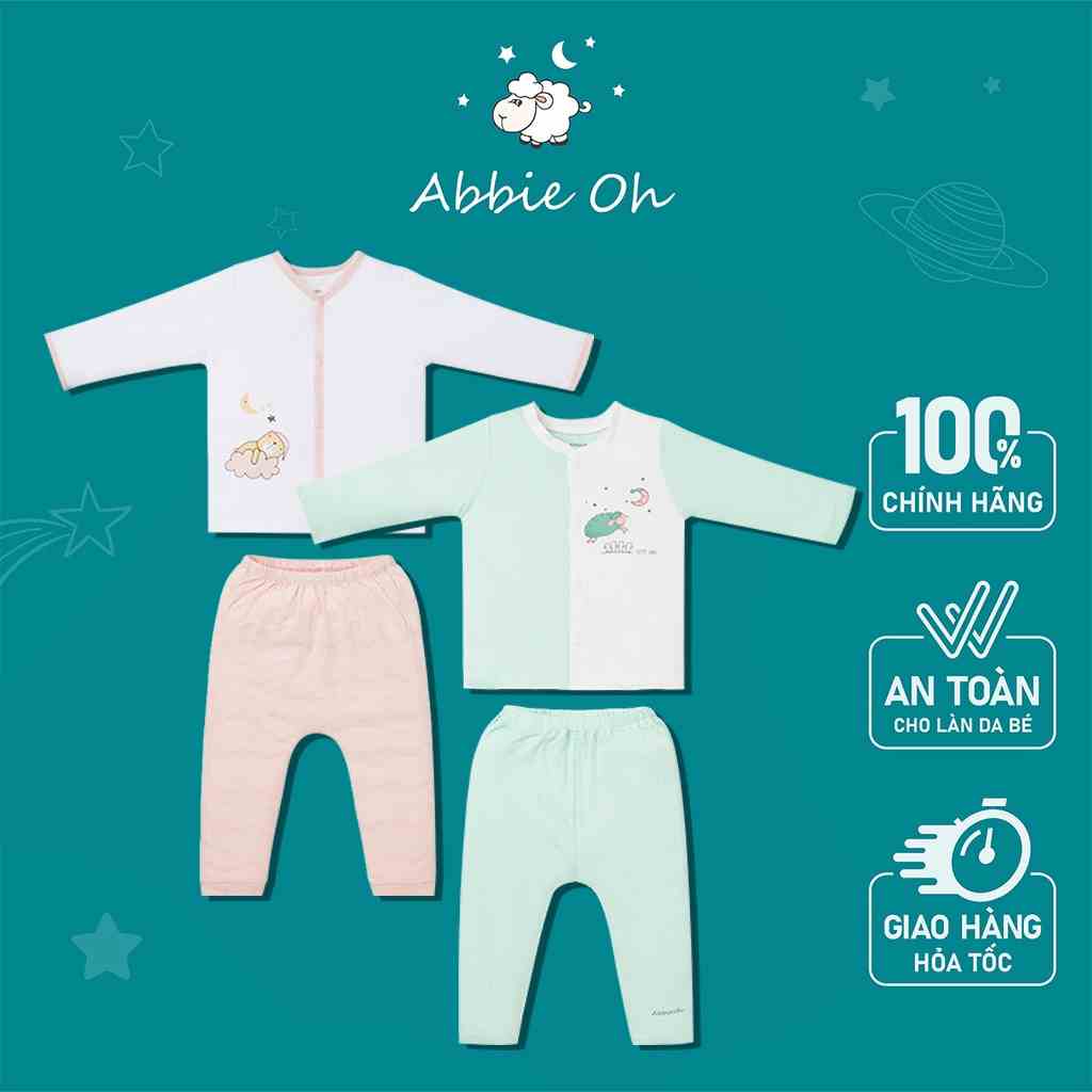 [Mã BMLTB200 giảm đến 100K đơn 499K] Bộ Quần Áo Dài Gấu Ôm Mây | 0 - 18 Tháng | Abbieoh | BO352-367