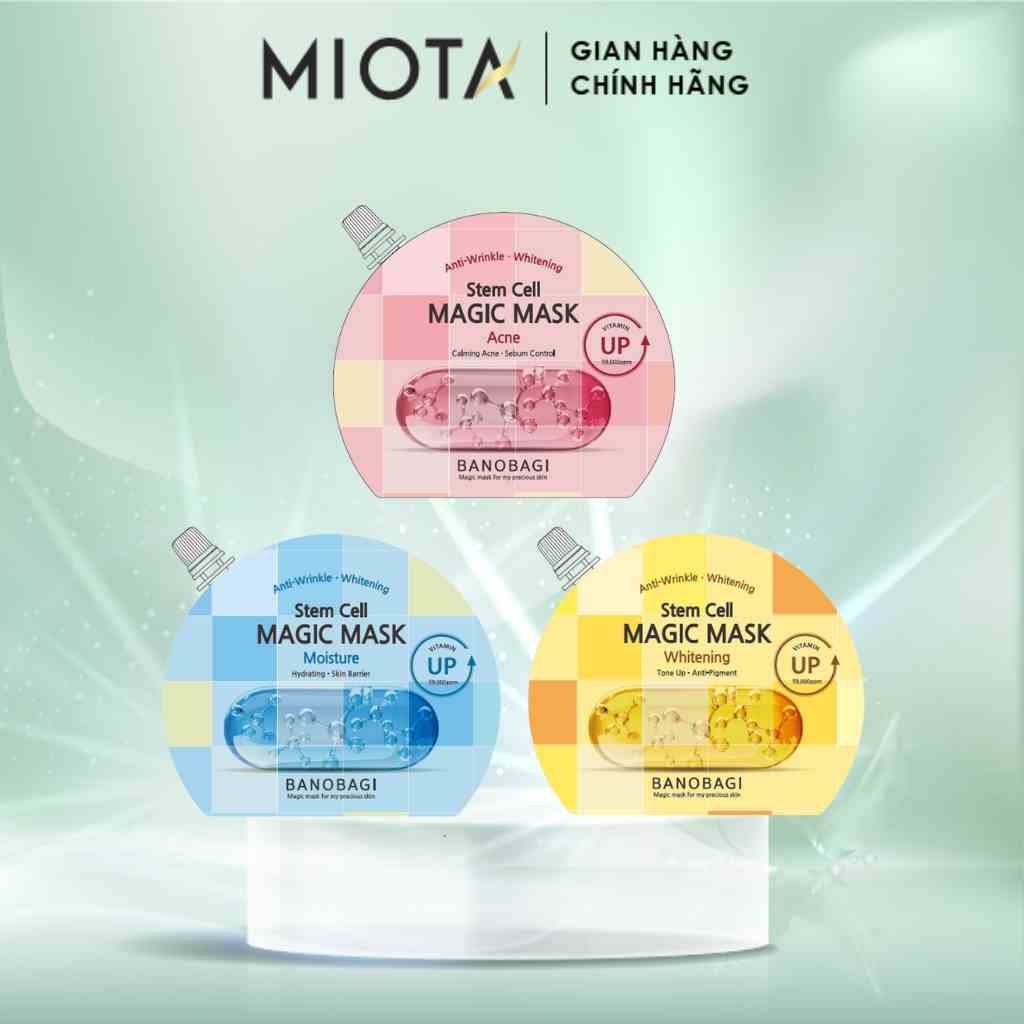 Mặt Nạ Ngủ Dưỡng Ẩm BANOBAGI Stem Cell Magic Mask 23ml