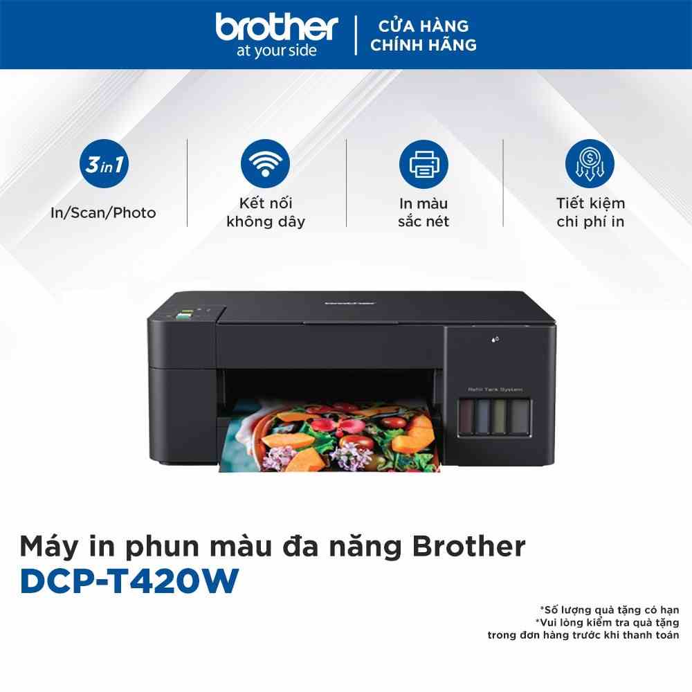 Máy in phun màu đa năng Brother DCP-T420W