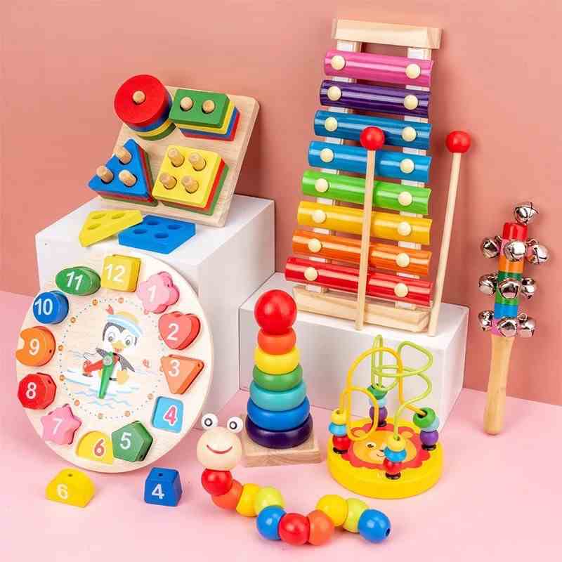 [Mã BMLTB200 giảm đến 100K đơn 499K] Giáo Cụ Montessori Benrikids Bằng Gỗ Cho Bé Phát Triển Các Giác Quan