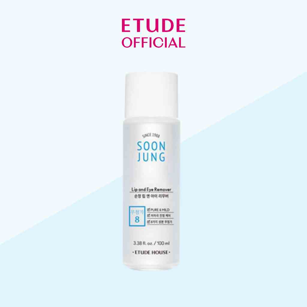 Nước Tẩy Trang Cho Mắt Và Môi nhẹ nhàng hiệu quả ETUDE SoonJung Lip & Eye Remover 100ml