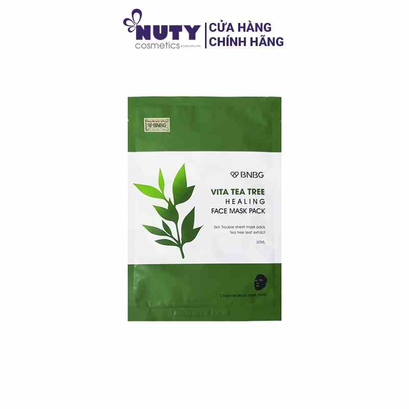 Mặt Nạ Chiết Xuất Tràm Trà BNBG Vita Tea Tree Healing Face Mask Pack (30ml)