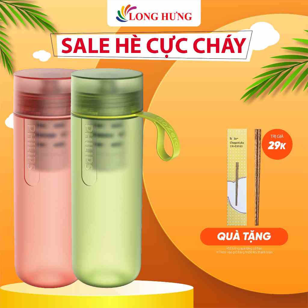 Bình lọc nước Philips 590ml AWP27 - Hàng chính hãng