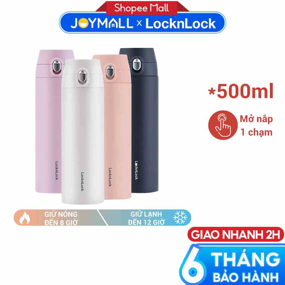 Bình giữ nhiệt LocknLock 500ml Featherlight Tumbler LHC3257 - Hàng chính hãng - JoyMall