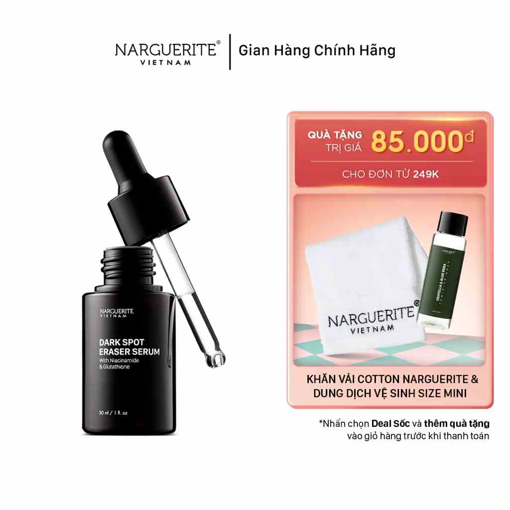 Serum giảm nám tàn nhang Narguerite Dark Spot Eraser Serum (Niacinamide & Glutathione) 30ml