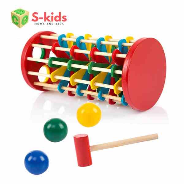 Đồ Chơi Gỗ S-Kids, Đập Banh Lốc Xoáy