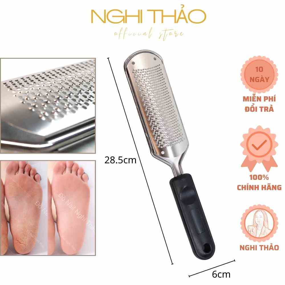 Dụng cụ chà gót chân inox NGHI THẢO