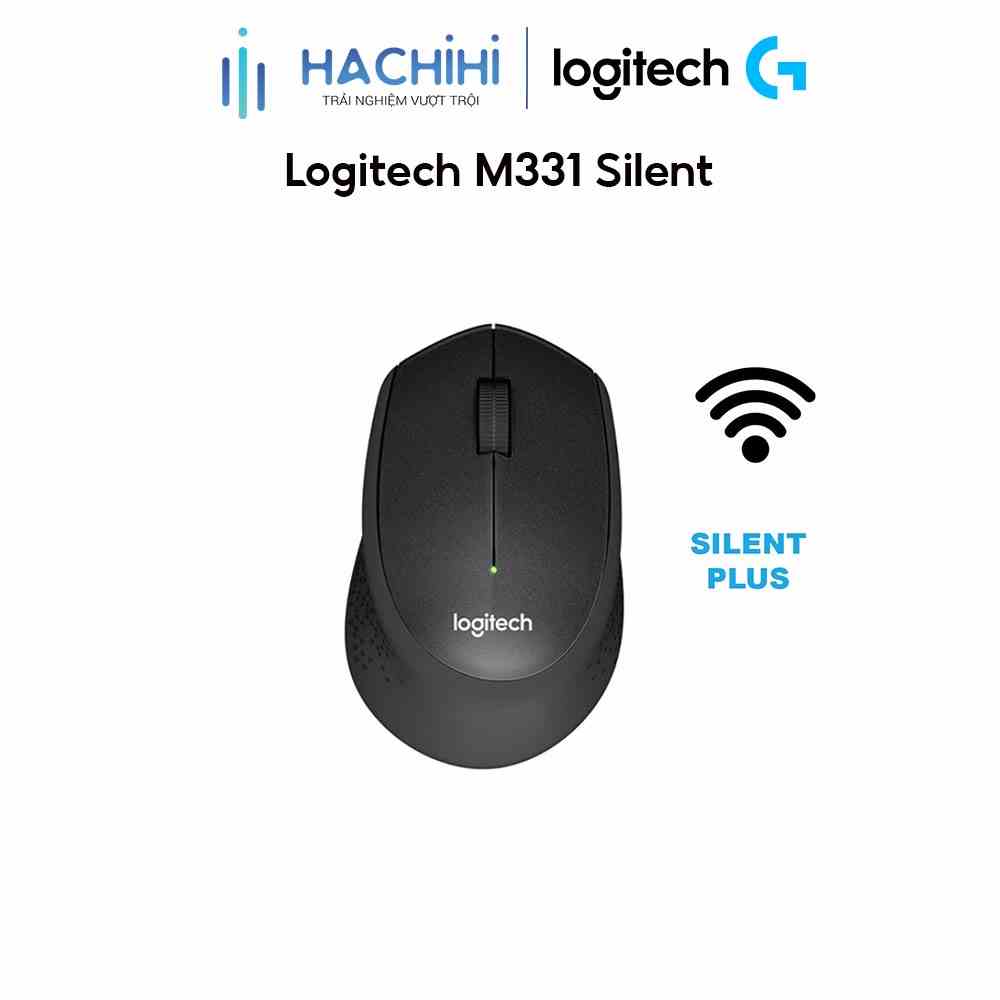 Chuột Wireless Logitech M331 Silent - Màu đen