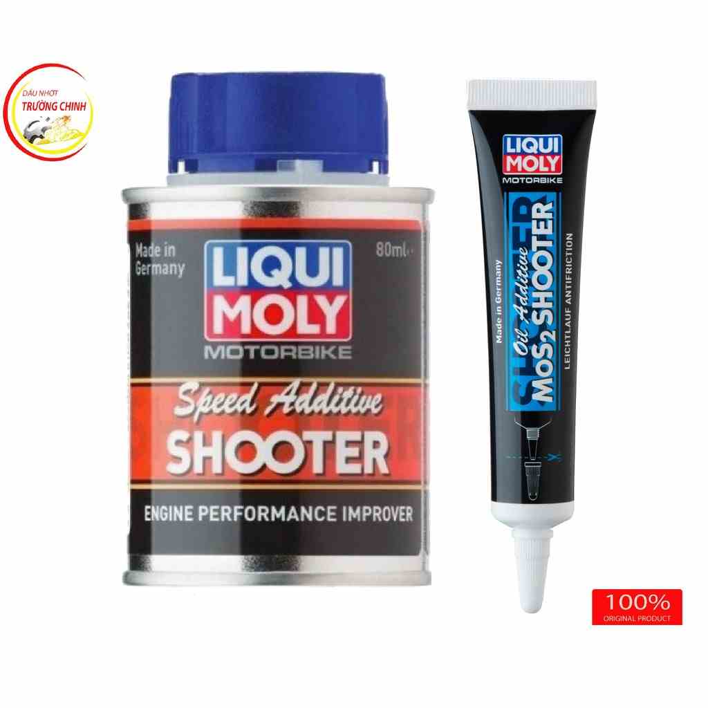 [Mã BMLTB200 giảm đến 100K đơn 499K] Compo phụ gia tăng tốc Liqui moly 7915 80ml + phụ gia nhớt Mos2 20ml