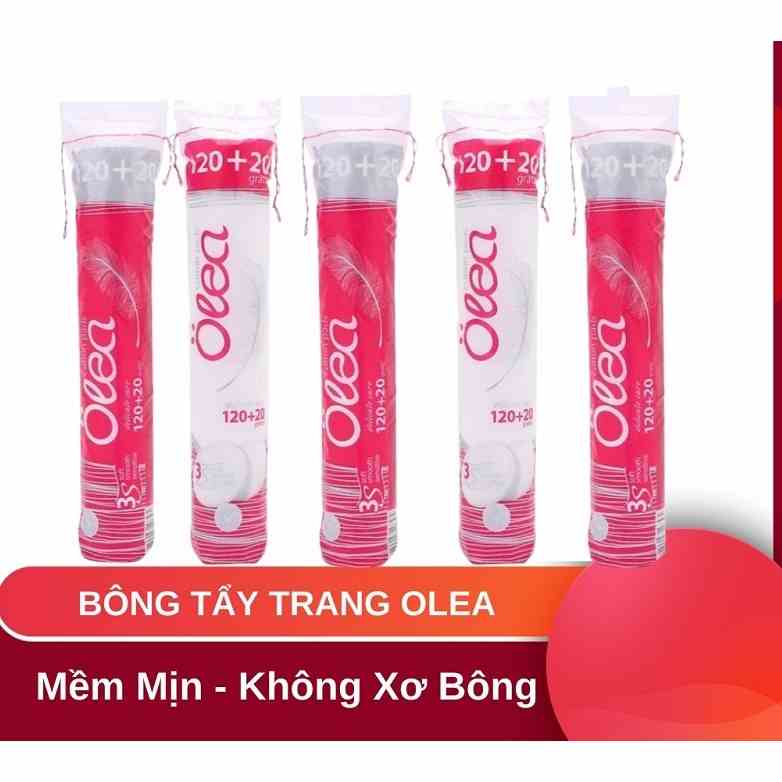 Combo 5 gói bông tẩy trang Olea 140 miếng ( 5x 140)