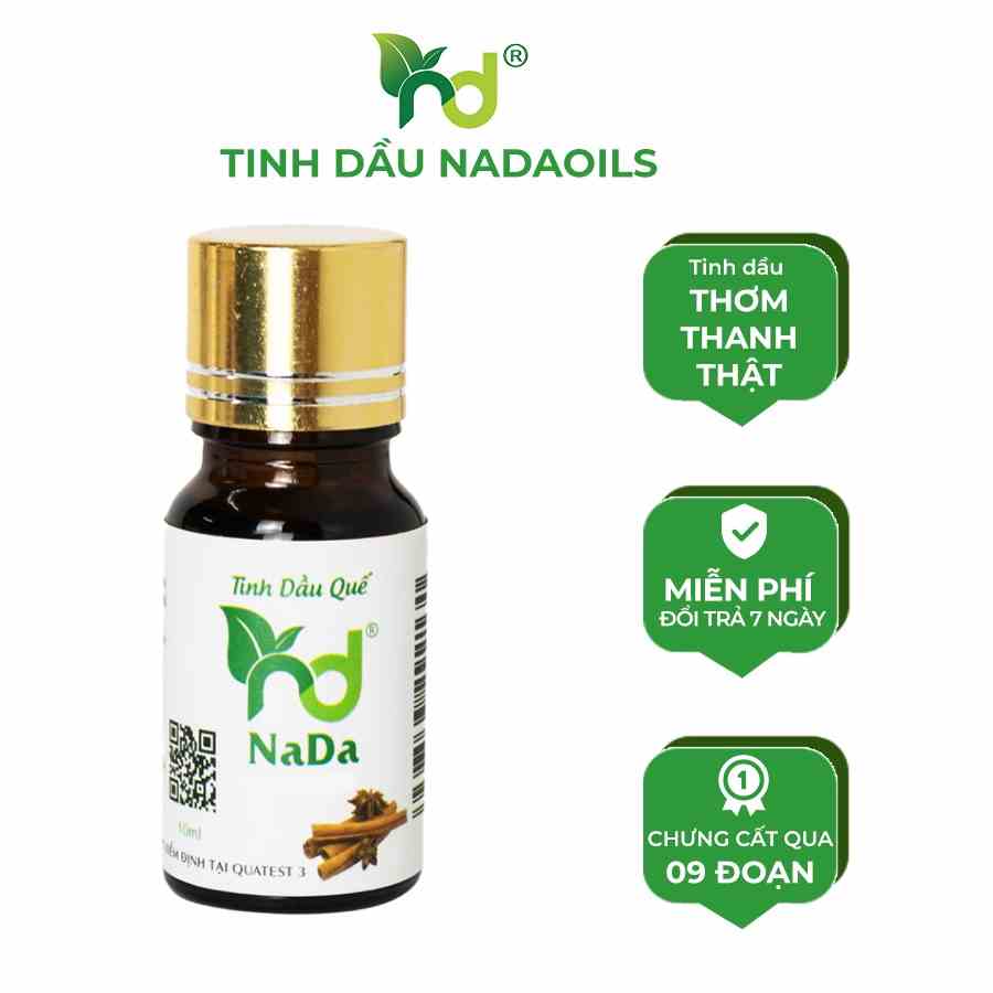 [Mã BMLTB200 giảm đến 100K đơn 499K] Tinh dầu thơm phòng Quế NADA OILS, xông thơm phòng đuổi gián chuột, khử mùi mạnh