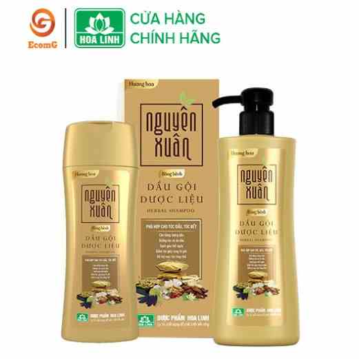 Dầu gội dược liệu Nguyên Xuân bồng bềnh hương hoa 250ml (Dành cho da dầu dưỡng tóc chắc khỏe) - GlobalPharma