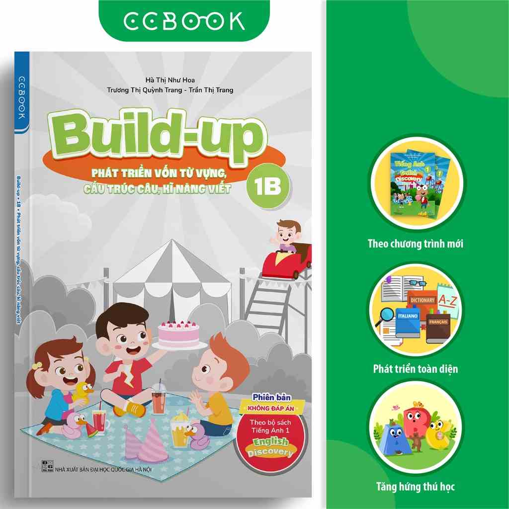 Sách tiếng Anh lớp 1 - Build-up 1B (theo bộ English Discovery) - Phát triển vốn từ vựng, kĩ năng viết - Không đáp án