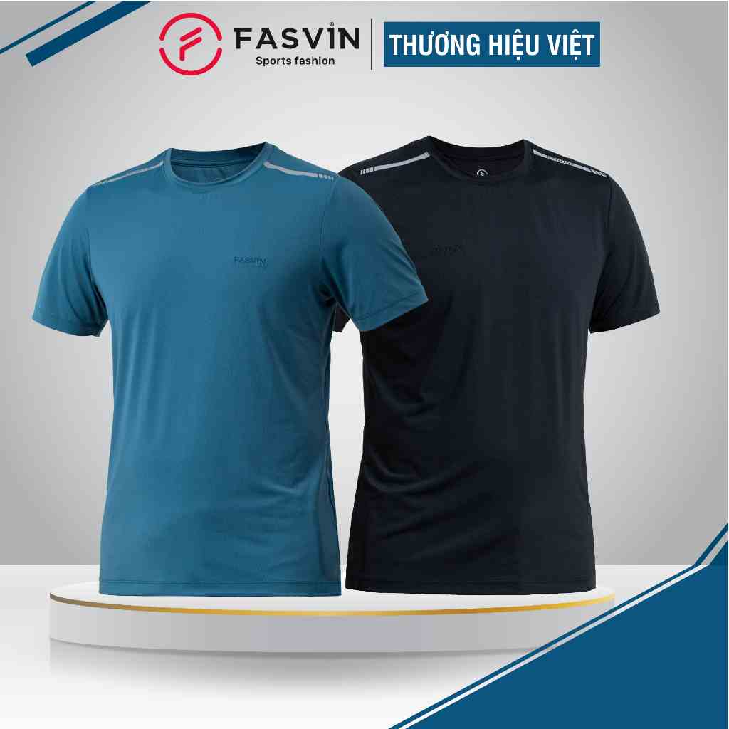 [Mã TOPMAY giảm đến 25k đơn 150k] Áo thun lạnh thể thao nam Fasvin AHL23587.HN chất Nylon mềm mát co giãn mạnh