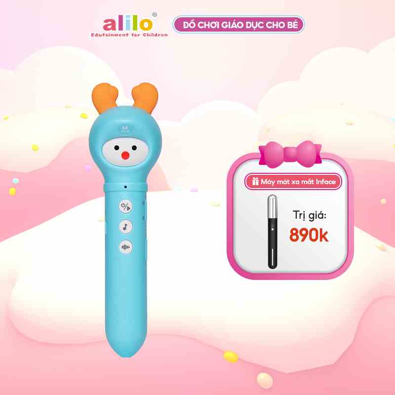 Bút biết nói thông minh Alilo D3C Early Educational Talking Pen - Đồ chơi giáo dục sớm hỗ trợ bé 2-6T học tiếng anh