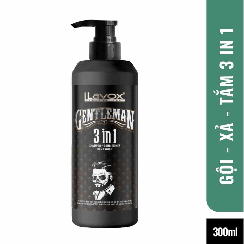 [Mã BMLTB35 giảm đến 35K đơn 99K] Dầu Gội - Xả - Tắm 3 In 1 Gentleman